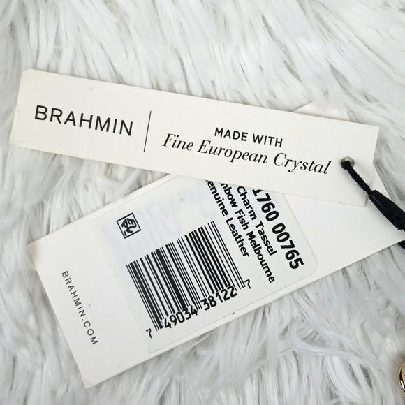 Brahmin Rainbow Fish Melbourne Tassel - Picture 6 of 6